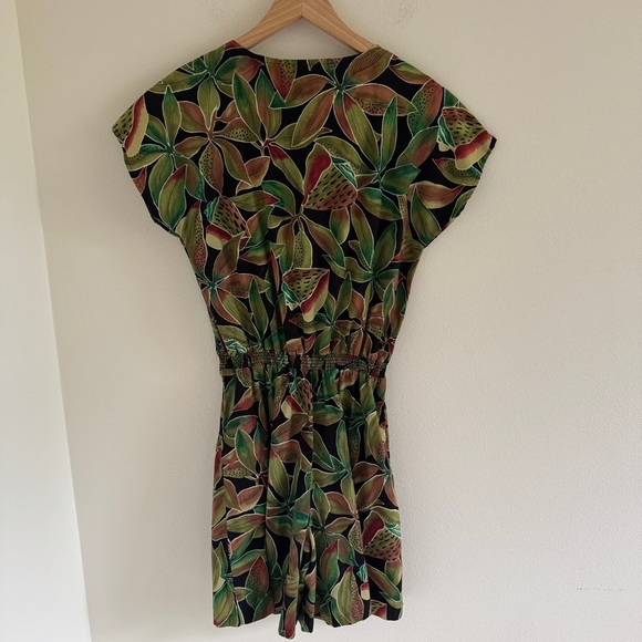 Vintage Hilo Hattie Hawaiian Print Romper 100% Cotton L - Picture 10 of 13